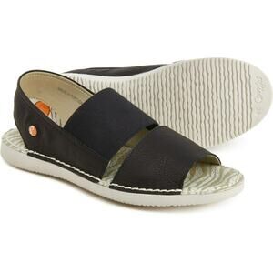 Softinos by Fly London Women’s Comfort Sandals Leather Black Size 35 M New